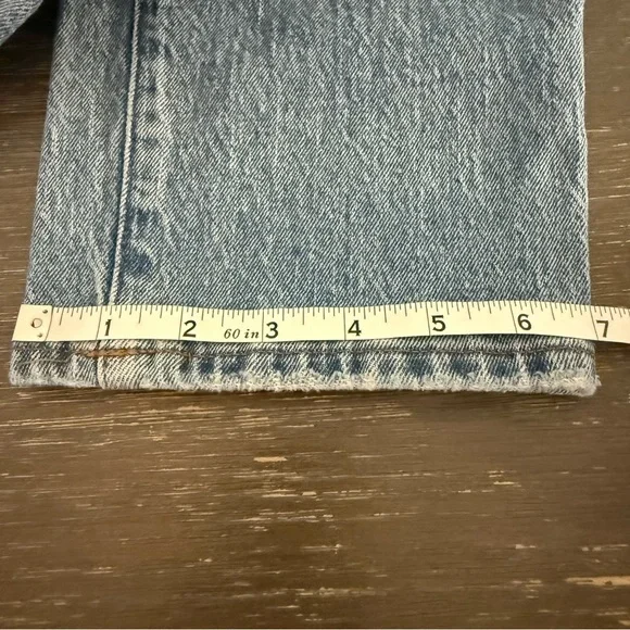 Madewell Light Blue The Curvy Perfect Vintage Jeans Size 30 Women High Rise - Picture 7 of 11